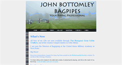 Desktop Screenshot of johnbottomleybagpipes.com